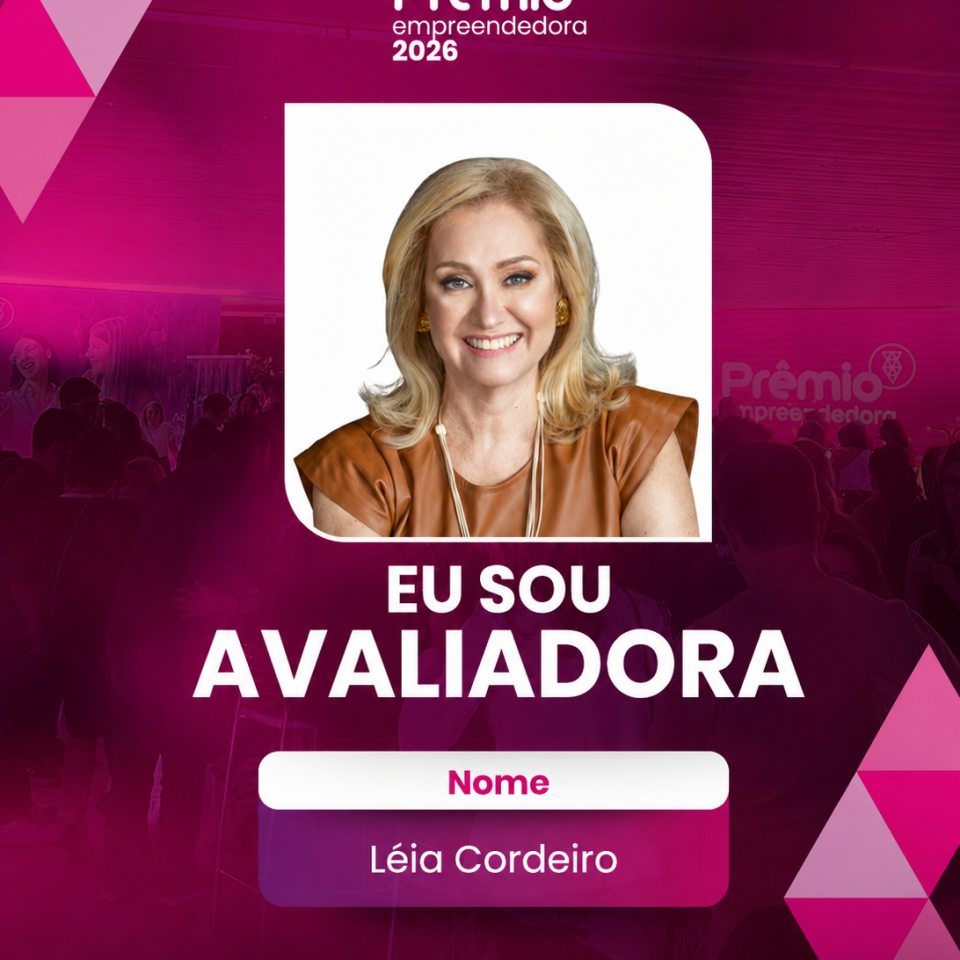Léia Cordeiro é avaliadora do Prêmio Empreendedora Curitibana 2026