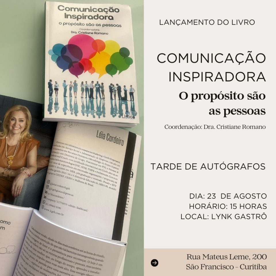 Tarde de Autógrafos do Livro Comunicação Inspiradora